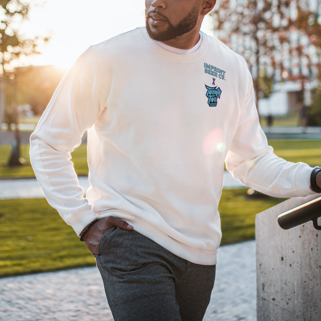 TwentyTwo x Imprint Beer Co. Collab L/S Shirt White
